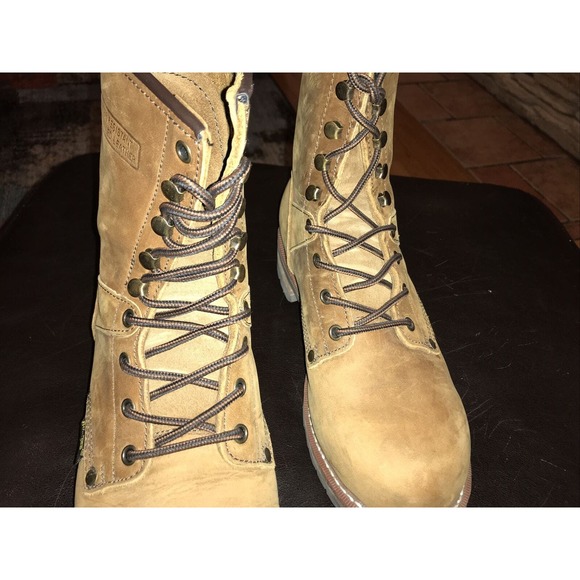 AdTec Brown Crazy Horse Logger Boot Mens Size 8.5 Brown Leather
